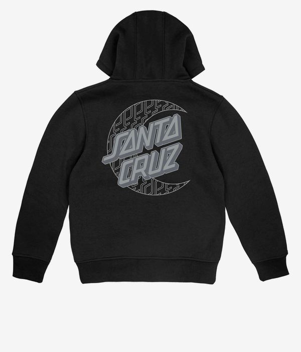 Santa Cruz Imprint Moon Dot Felpa Hoodie kids (black)