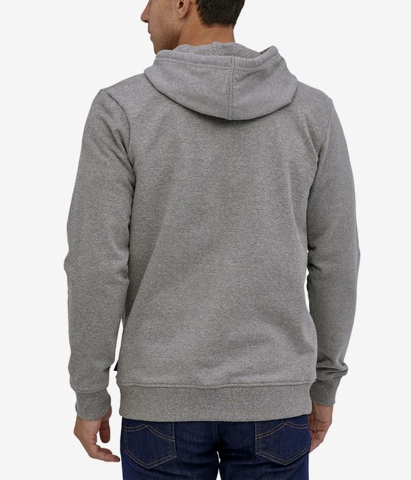 Patagonia P-6 Logo Uprisal Felpa Hoodie (gravel heather)