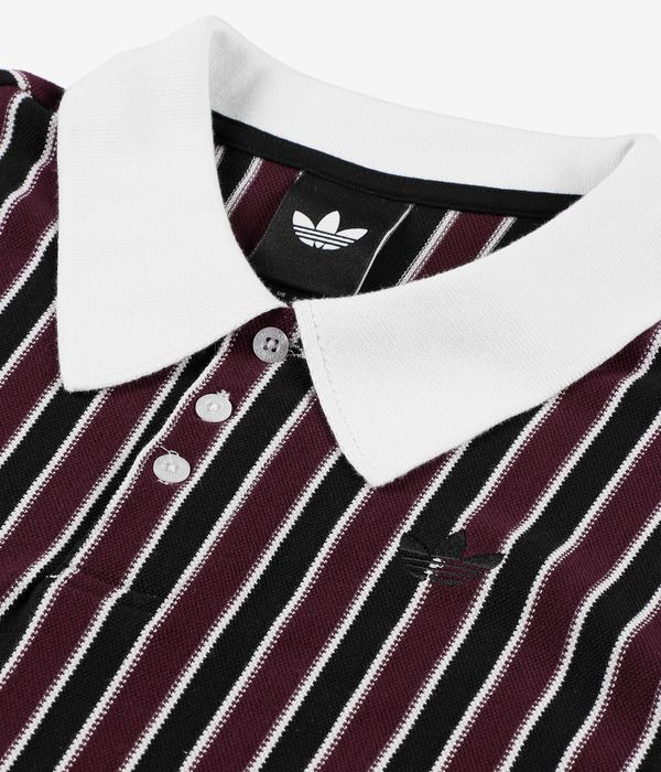 adidas SK OG Jersey Polo-Shirt (white black maroon)
