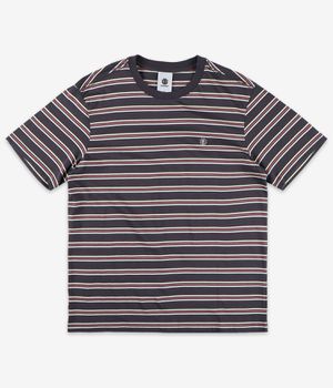 Element Icon Embroidery T-Shirt (washed stripes offblack)