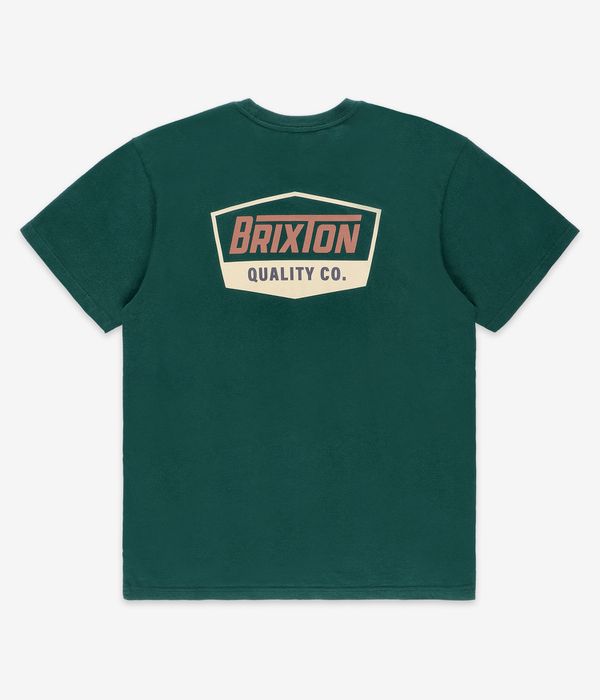 Brixton Regal T-Shirt (deep emerald rust sand)