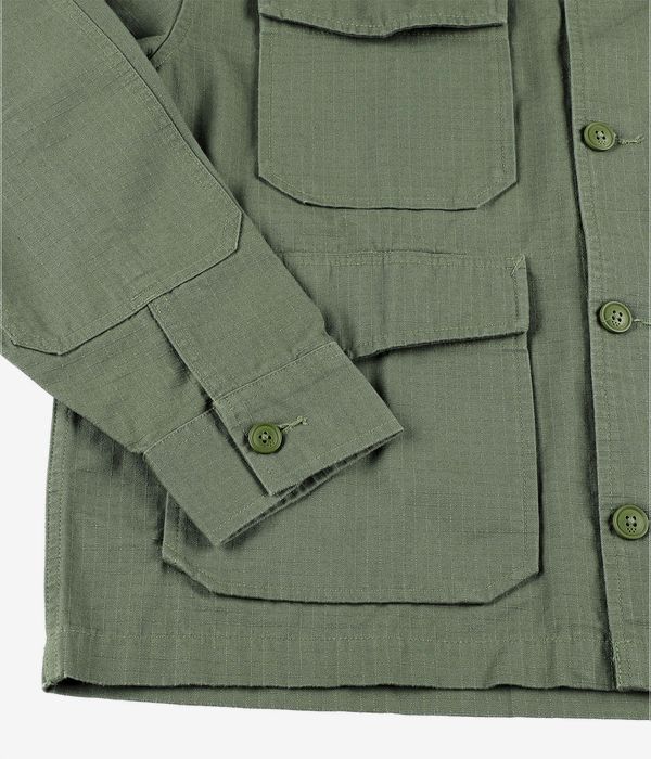 Vans Skate Atiba Haze Military Overshirt Shirt (pine forest)