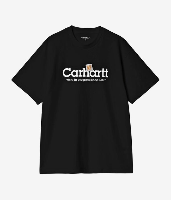 Carhartt WIP Label Script Organic T-shirt (black)