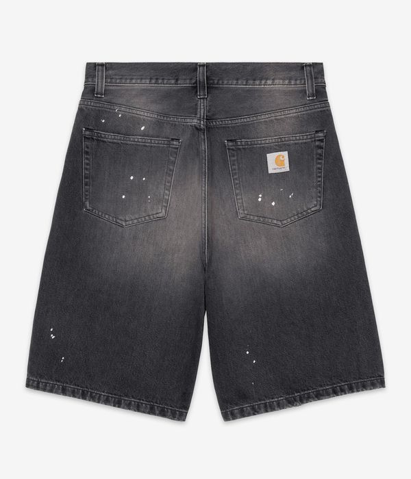 Carhartt WIP Landon Shorts (black destroy wash splatter)