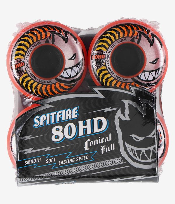 Spitfire Fade Conical Full Wheels (orange) 55 mm 80A 4 Pack