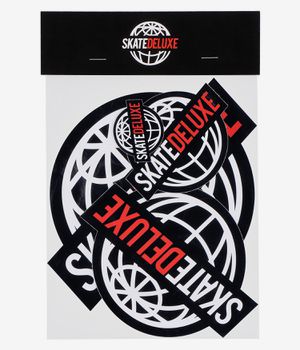 skatedeluxe World Sticker Pack (black)