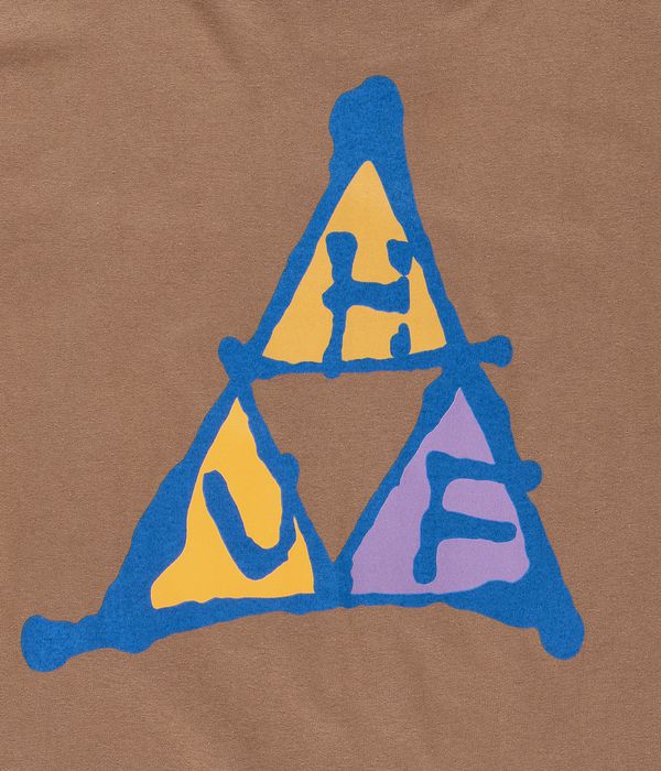 HUF No-Fi Triple Triangle Camiseta (camel)