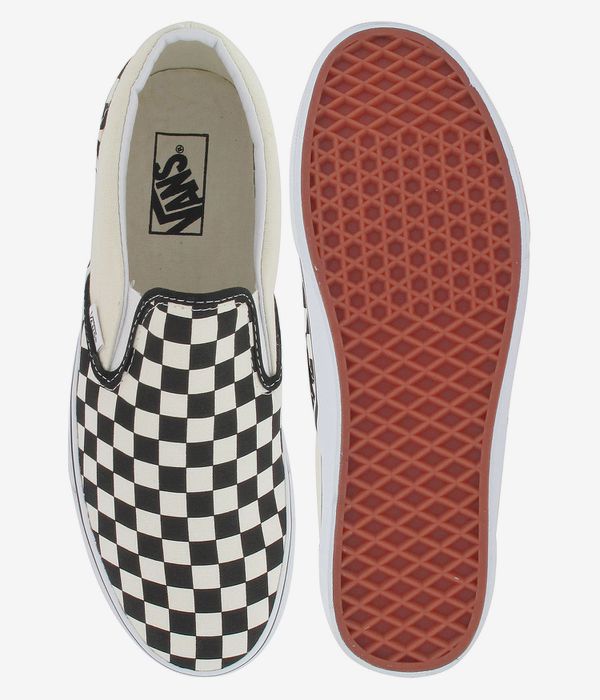 Vans Classic Slip-On Shoes (black white checkerboard)
