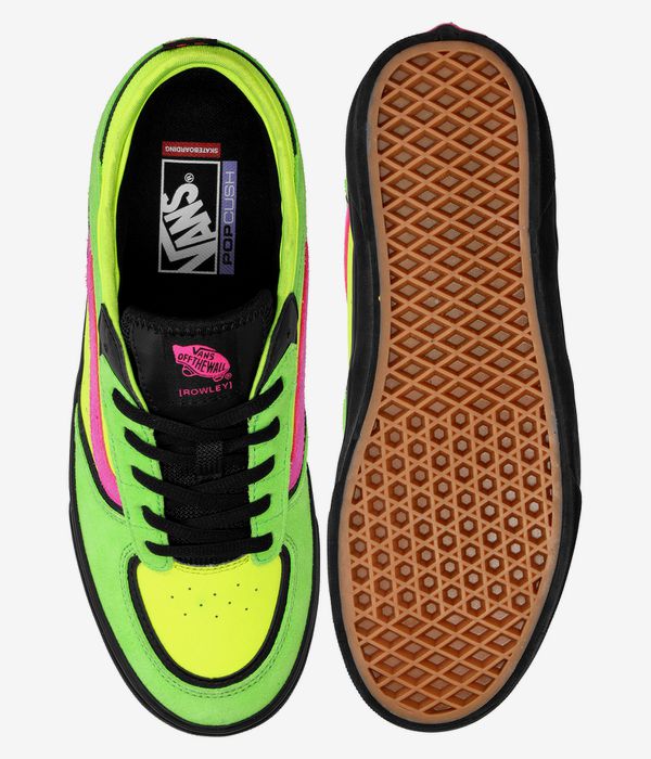 Vans Skate Rowley Neon Schuh (pink green)