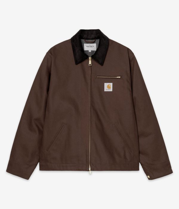 Carhartt WIP Detroit Dearborn Jacke (tobacco black rigid)