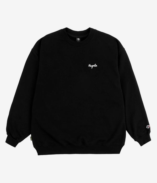 Magenta Script Sweatshirt (black)