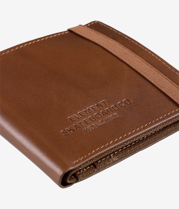 Element Strapper Leather Wallet (brown)