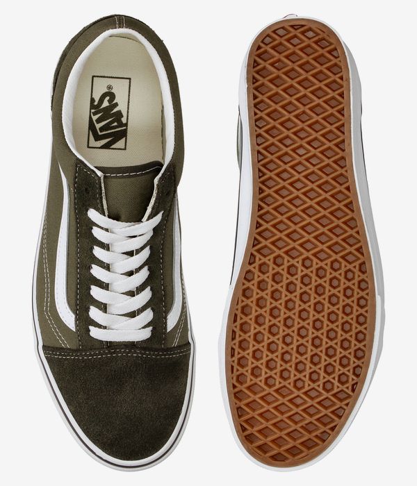 Vans Old Skool 2 Tone Shoes (obsidian fern)