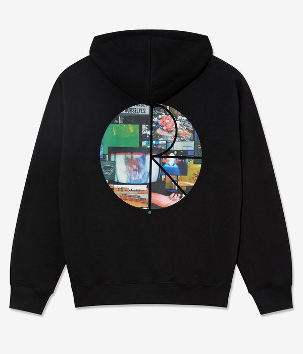 Polar Dave Fill Logo Ourselves Collage Hoodie (black)