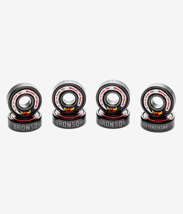 Bronson Speed Co. x Toy Machine G3 Bearings (black)