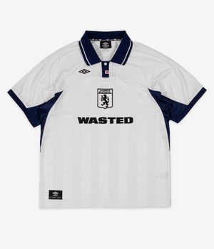 Wasted Paris x Umbro Football Jersey T-Shirt (white blue)