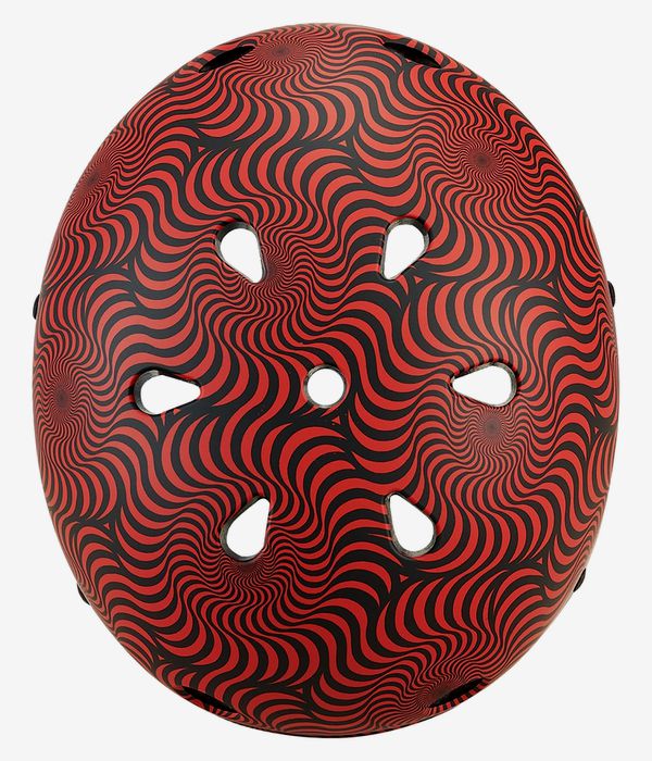 PRO-TEC x Spitfire Low Pro Helm (red swirl)