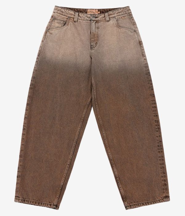 Dime Classic Baggy Denim Jeansy (dipped sandblasted brown)