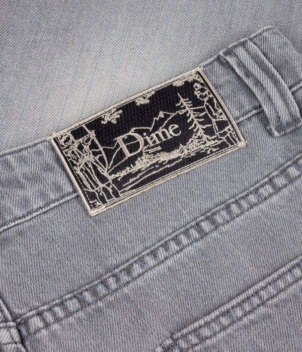 Dime Classic Baggy Denim Jeansy (sandblasted gray striped)