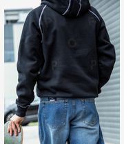 Pop Trading Company Logo Felpa Hoodie (black 25)