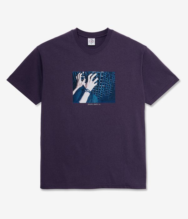 Polar Caged Hands Camiseta (dark violet)