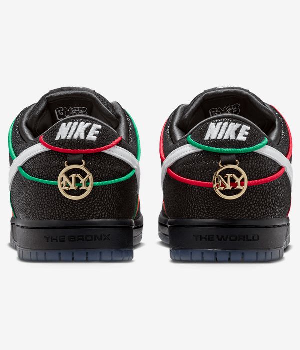 Nike SB x Bronx Girls Skate Dunk Low Pro Buty (black white challange red total)