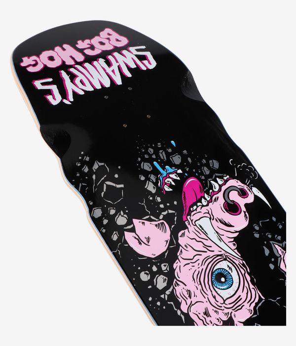 Heroin Skateboards Swampy's Bog Hog 10.75" Skateboard Deck (black)