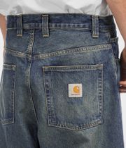 Carhartt WIP Brandon Pant Cotton Smith Jeans (blue worn used wash)