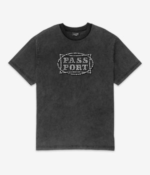 Passport Stone Circle T-Shirt (washed black)