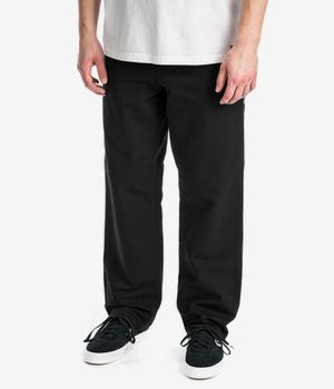 Carhartt WIP Single Knee Pant Organic Dearborn Spodnie (black rinsed)