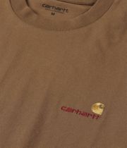 Carhartt WIP American Script Organic T-Shirt (hamilton brown)
