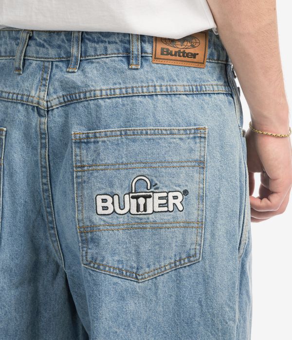 Butter Goods Lock Baggy Denim Jeans (light indigo)
