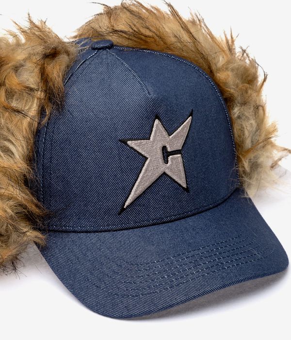 Carpet Company C-Star Fur Cap (dark denim)
