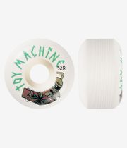 Toy Machine Sect Skater Wheels (white) 52mm 100A 4 Pack