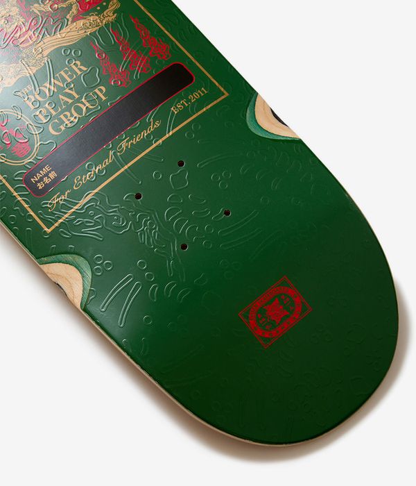 Evisen Dragon Name Tag II 8.8" Skateboard Deck (black)