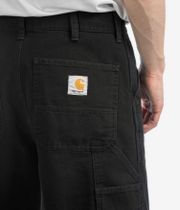 Carhartt WIP Single Knee Organic Dearborn Pantaloncini (black aged canvas)