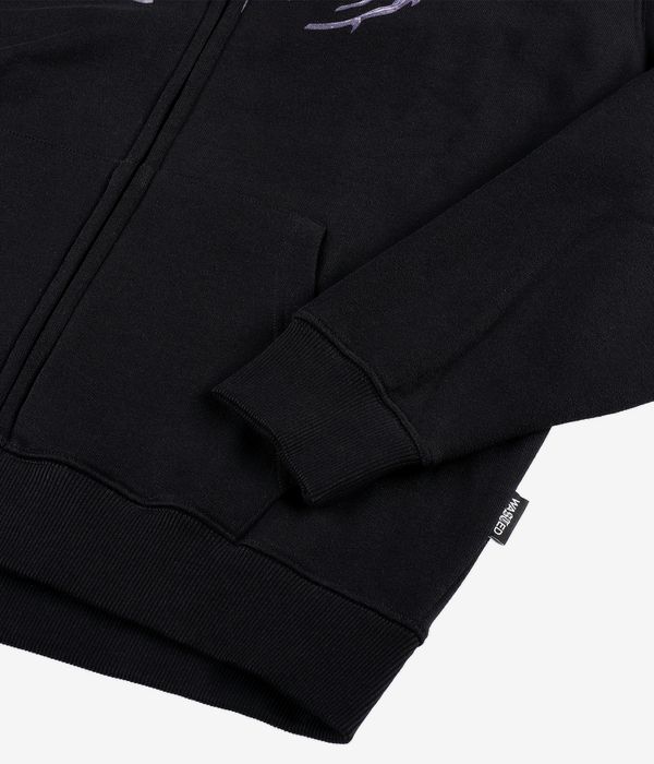 Wasted Paris Ashes Zip-Sweatshirt avec capuchon (black)