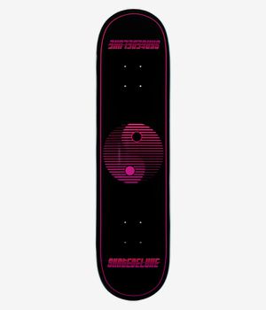 skatedeluxe Yin Yang Twin Tail 8" Skateboard Deck (black)