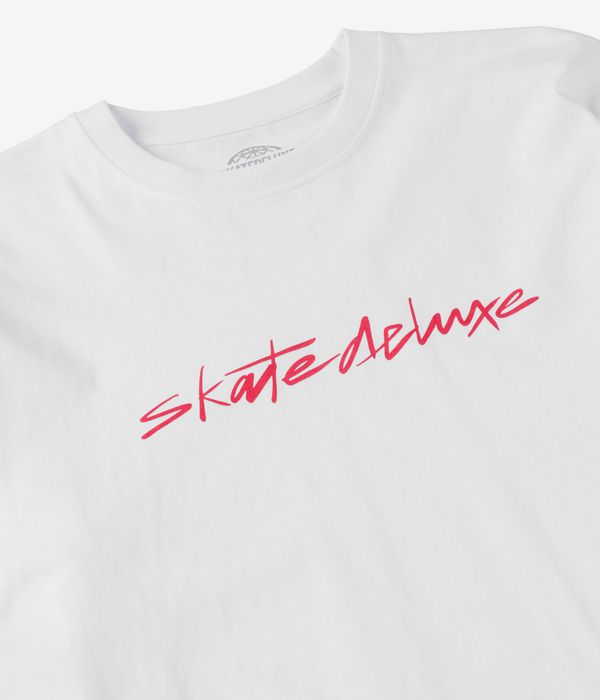 skatedeluxe Script Organic Longues Manches (white)