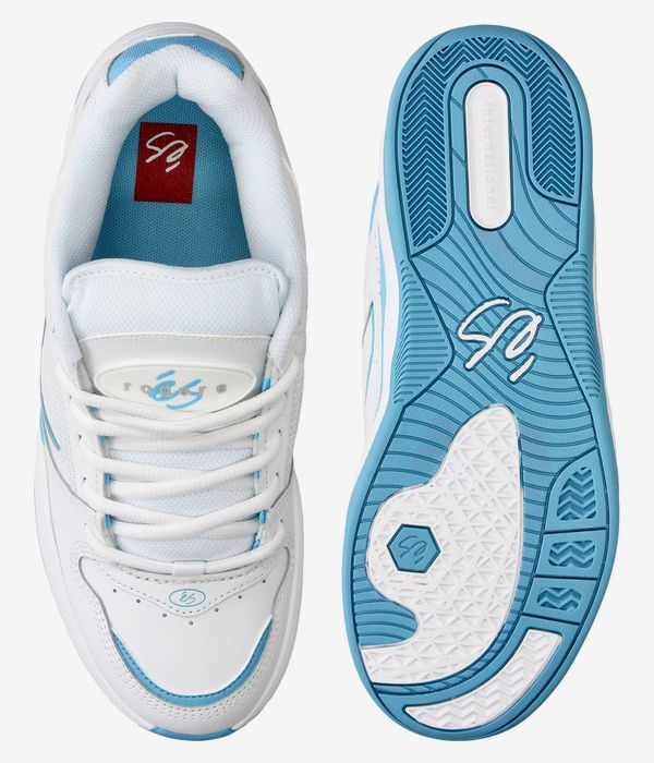 éS TJ Rogers Shoes (white blue)