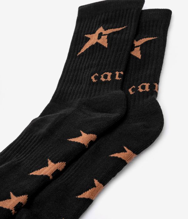 Carpet Company C-Star Logo Socks US 9-12 (black brown)