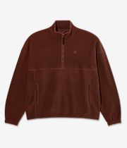 Polar Ivan Half Zip Sweater (wine)