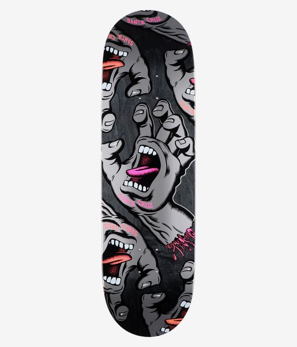 Santa Cruz Crowded Hand ATV 9" Skateboard Deck (grey)