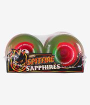 Spitfire Sapphire Wheels (neon pink green) 56 mm 90A 4 Pack