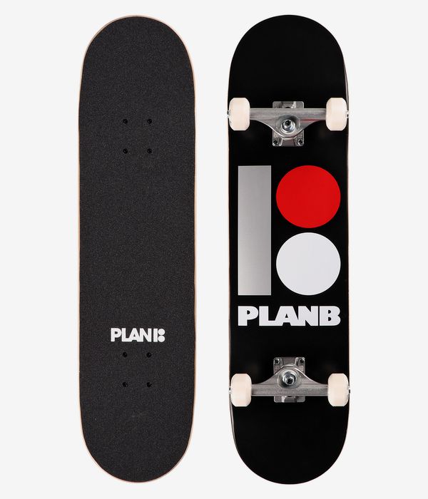 Plan B Original 8" Complete-Skateboard (black)