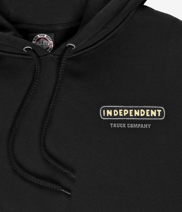 Independent ITC Stained Felpa Hoodie (black)