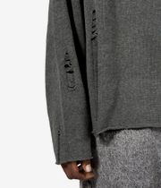 Wasted Paris Destroy Never Comes Sweatshirt (charcoal)
