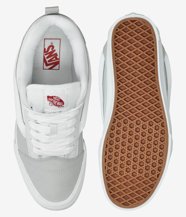 Vans Knu Skool Retro Skate Shoes (white red)