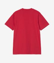 Carhartt WIP Script Camiseta (cherry space)