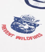 Element x Smokey Bear Ringer Camiseta (egret)